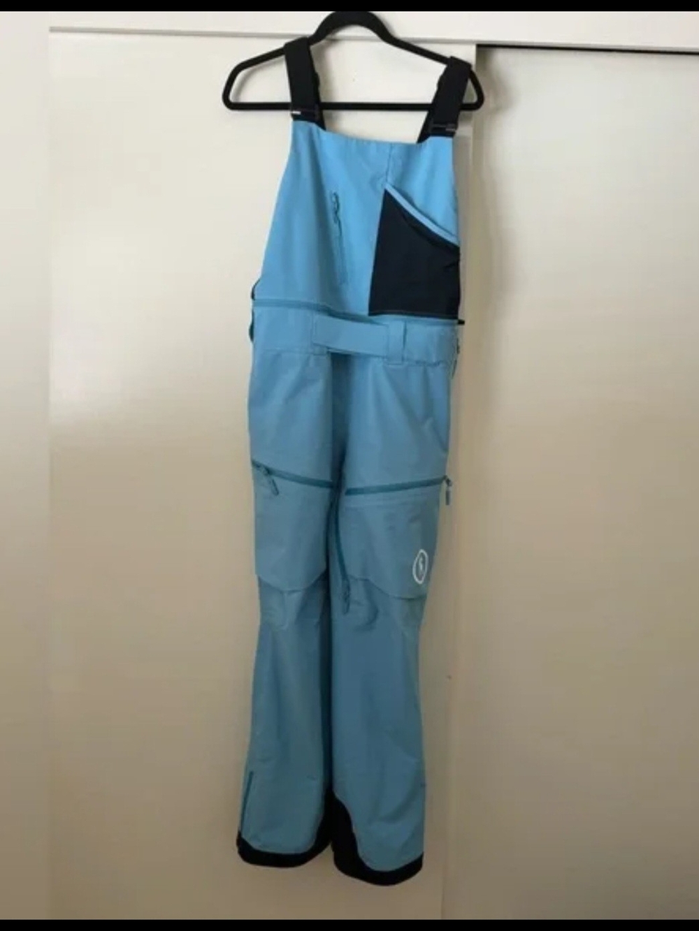 Cottonwoods GOREtex Bibs - Womens - Light Blue Waterproof Ski Pants